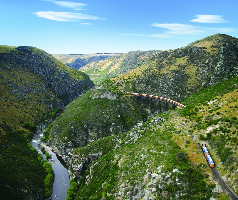 Flat Stream Viaduct on the Taieri Gorge Railway Line, Dunedin
