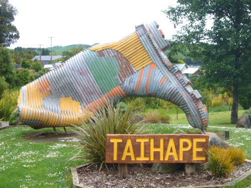 The famous gumboot in Taihape