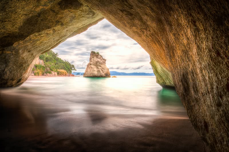 Cathedral Cove where Chronicles of Narnia were filmed