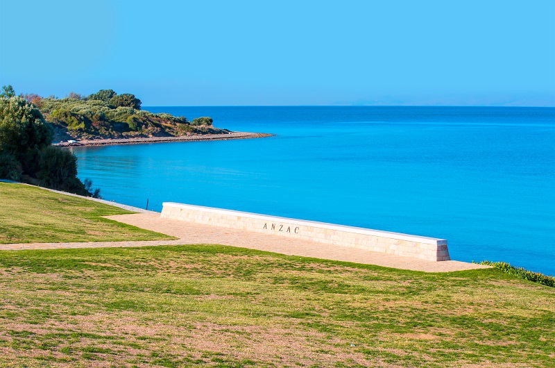 War memorial for the Anzacs in Gallipoli