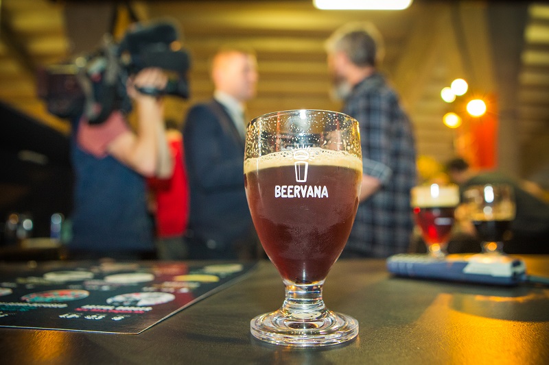 An iconic Beervana beer glass - will your homebrew take home the title! 