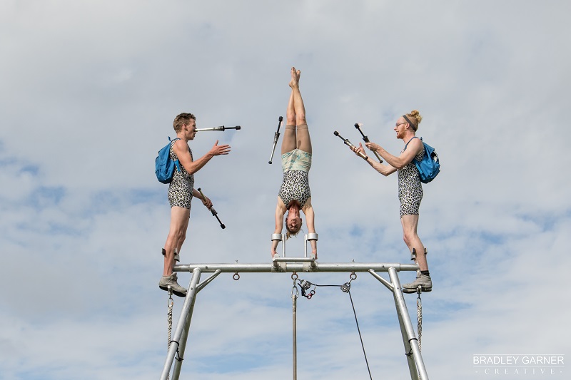 It's not just about the music at Coastella. Circus act from 2016. Photo credit: Bradley Garner