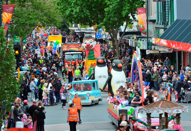 The Dunedin Santa Parade is in its 19th year. Photo credit: odt.co.nz