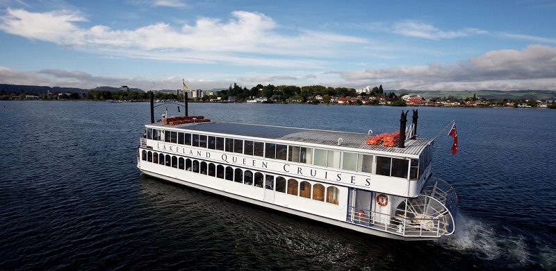 The Lakeland Queen - the largest paddle boat on Lake Rotorua