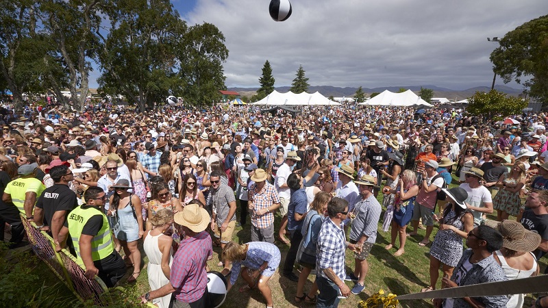 Huge crowds at the Marlborough Wine and Food Festival