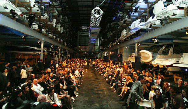 The catwalk at New Zealand Fashion Week