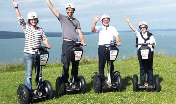 Image of a group on a guided segway tour in Devonport