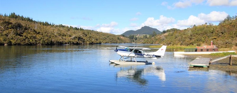Volcanic Air has a fleet of floatplanes and helicopters