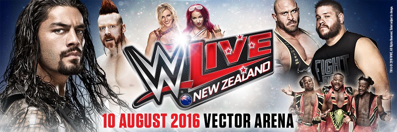 WWE Live comes to Auckland - Wednesday 10 August 2016