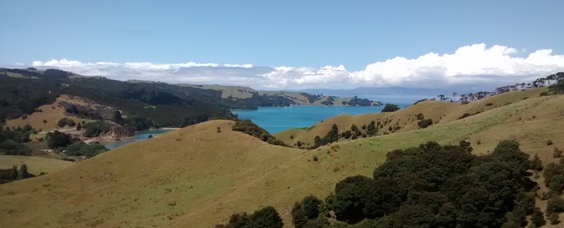 Man-O-War Bay on Waiheke Island - home to the Man-O-War vineyard