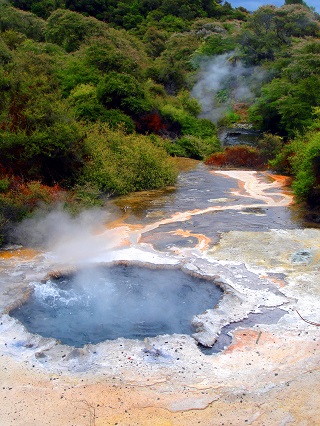 Image of a geothermal pool at Waimangu, Rotorua