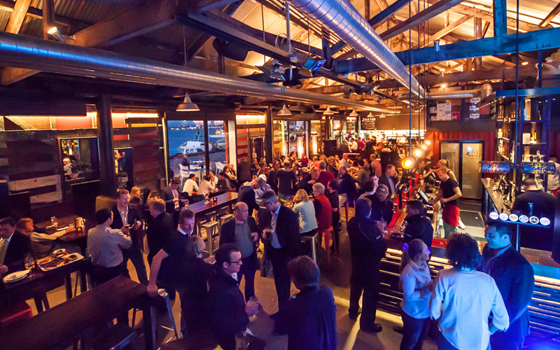 Jack Tar in the Wynyard Quarter attracts a lively crowd